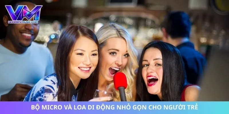 Bộ micro và loa di động nhỏ gọn cho người trẻ