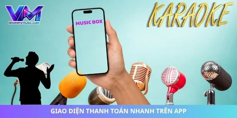 Giao diện thanh toán nhanh trên app