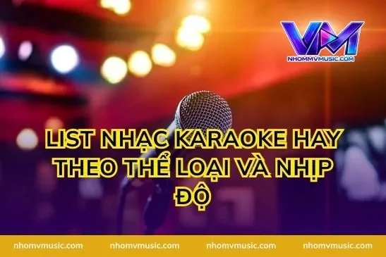 List nhạc karaoke hay theo thể loại và nhịp độ